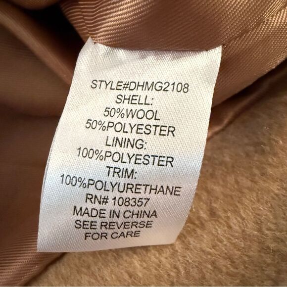 dh New York Easton Pieced Trench Jacket New - Picture 8 of 9